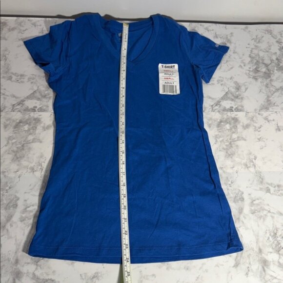 Soffe Tops - Soffe Blue V-Neck Women's Top Size Small